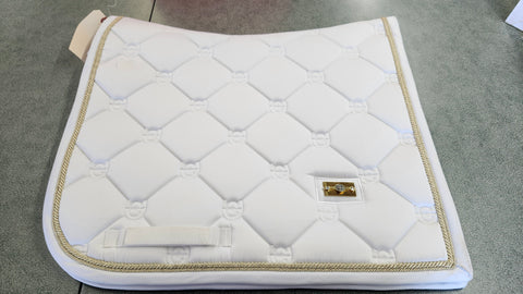 Equestrian Stockholm Dressage pad with Gold Charm