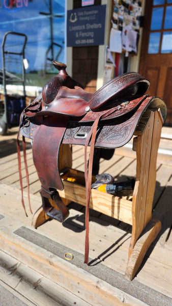 15" Hereford Tex Tan Pleasure Saddle