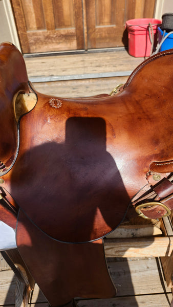 15.5" Fred Hook Western Trail Saddle