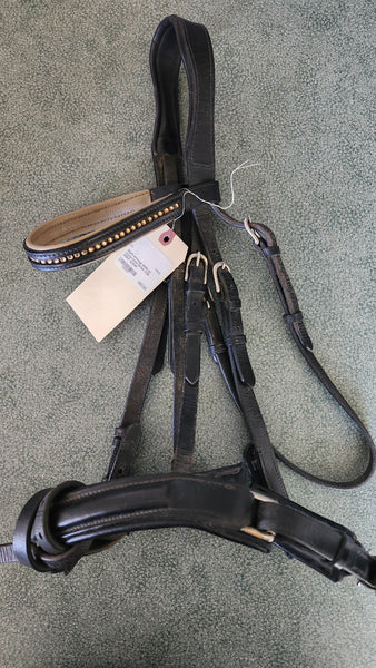 COB Espirit dressage bridle with crystal browband