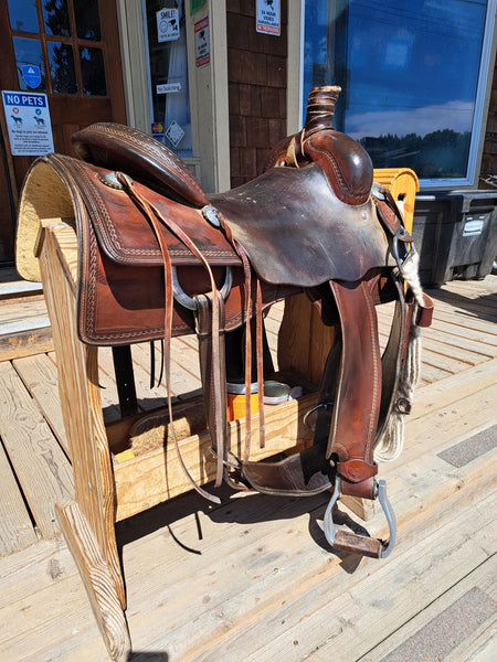 16.5" Brighton Saddlery Ranch Roping Saddle