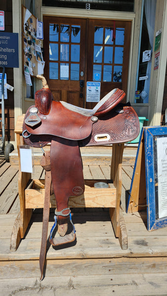 15" Teskey's Barrel Racing Saddle