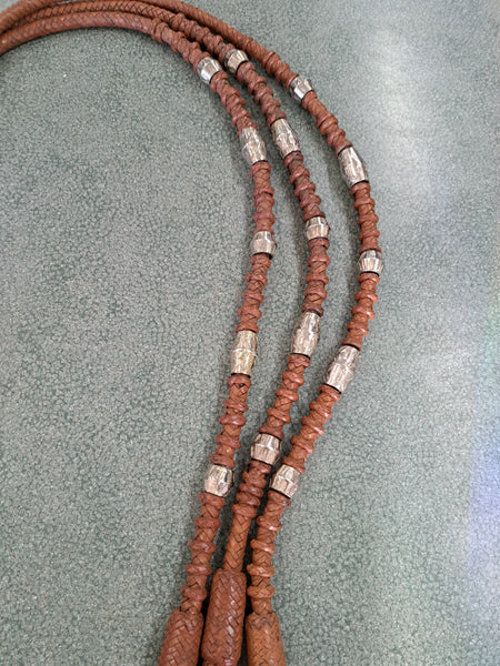 Braided Romal Reins W/ Ferrules