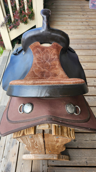 16" Synthetic Western Saddle