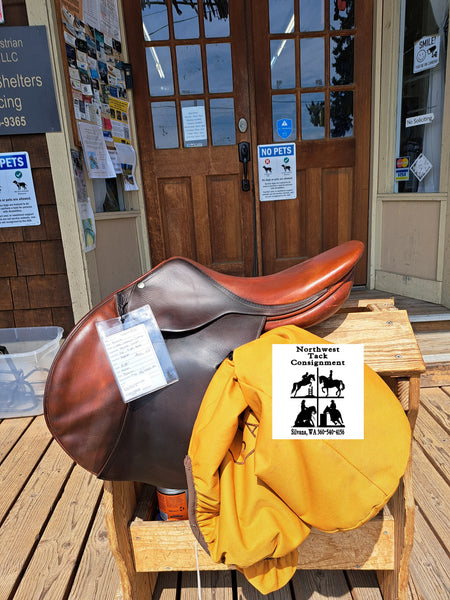 16" Butet Close Contact Jumping Saddle