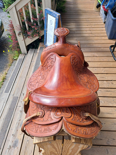 14" George Lawrence Vintage Ranch Saddle