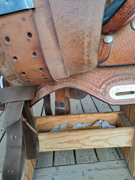 16" Silver Royal Western Equitation Show Saddle