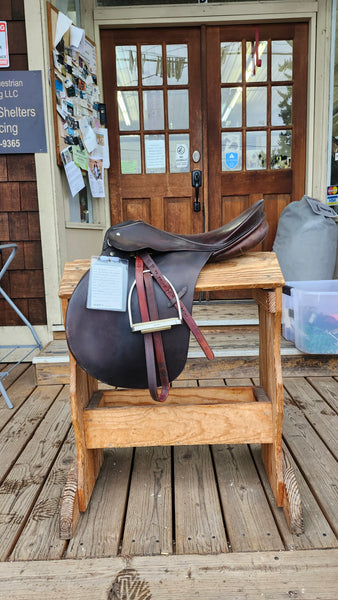 17" Passier PS Baum All Purpose English Saddle