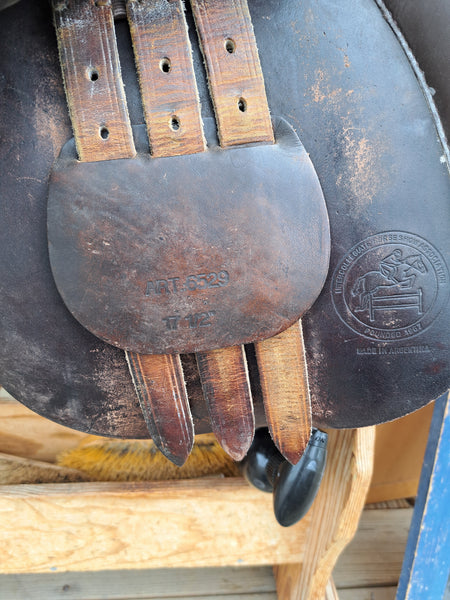 17.5" Collegiate Art All Purpose English Saddle