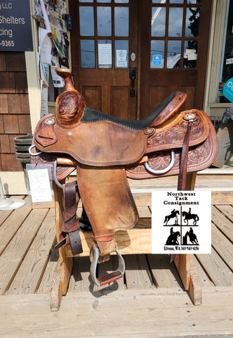 15.5" Circle Y XP Fairveiw Roper Saddle
