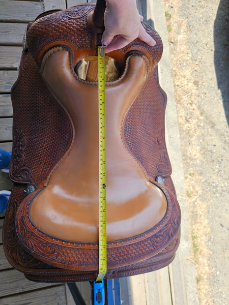 16.5" Bob's Custom Saddles Jordan Larson Reining Saddle