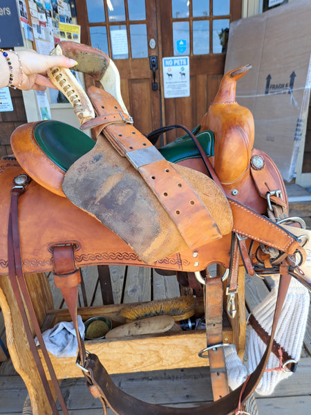 15" Colorado Saddlery Plain Prairie Comfort Ranch Trail Saddle