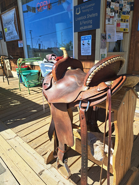 14" About The Horse Barrel Saddle