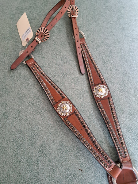 Studded Leather Breast Collar