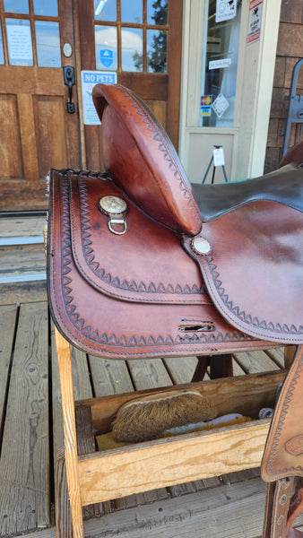 ON TRIAL 16" Tex Tan Tex-Flex Western Trail Saddle