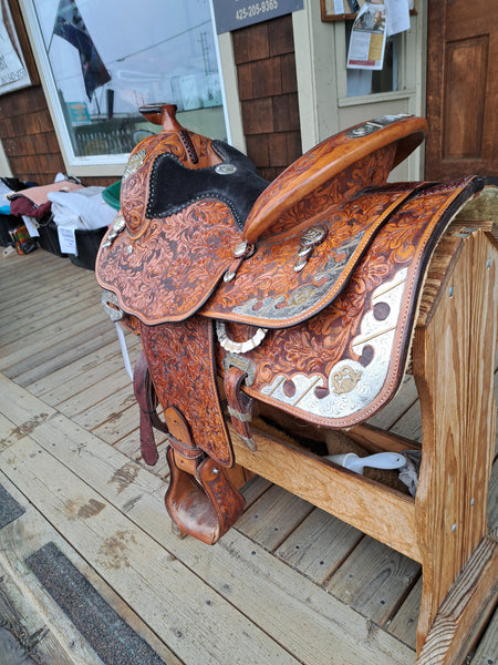 15" Billy Cook Longhorn Western Equitation Show Saddle