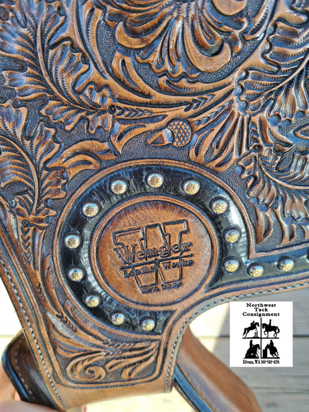 17" Wenger Custom Western Equitation Show Saddle
