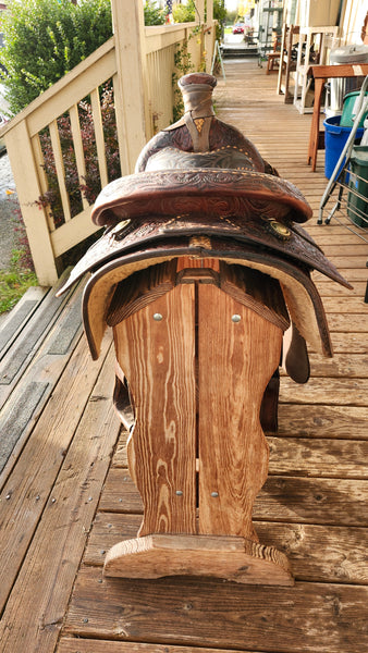 15.5" Billy Cook Vintage Roping Saddle