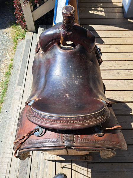 16.5" Brighton Saddlery Ranch Roping Saddle
