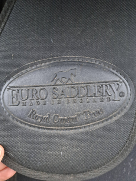 17.5" Euro Saddlery Dressage Saddle