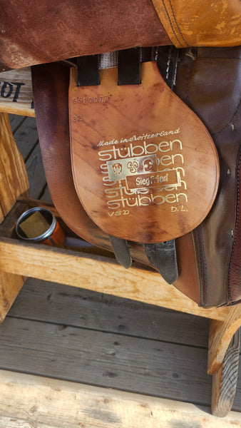 17" Stubben Siegfried VSD D.L. All Purpose English Saddle