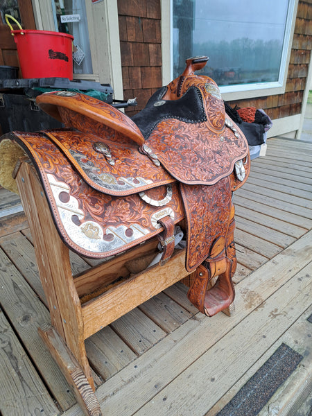15" Billy Cook Longhorn Western Equitation Show Saddle