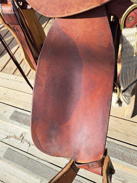 16" Watt Bros Wade Ranch Roper Saddle