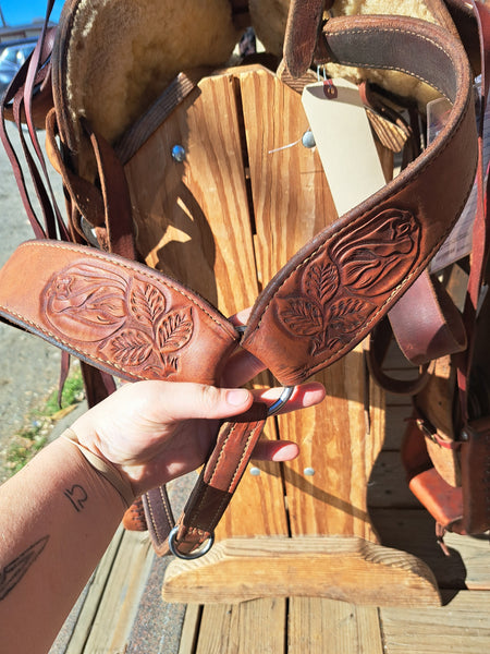 16" John Fallis Balanced Ride Western Saddle