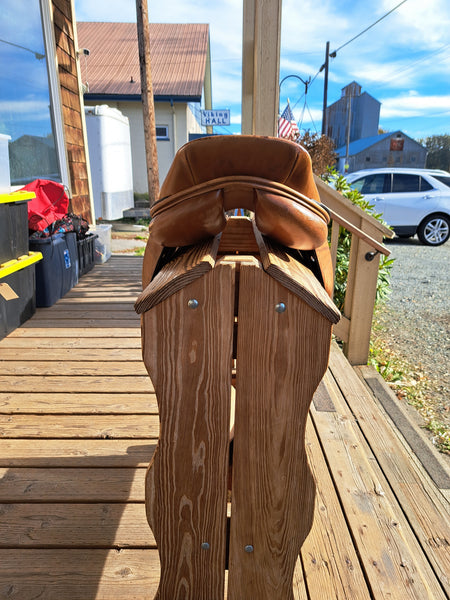 17.5" Cliff Barnsdy Schockemolhe Jump saddle