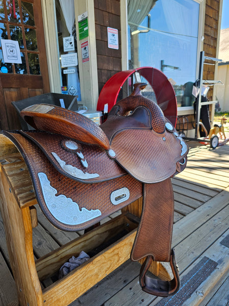 16" Crates Western Equitation Show Saddle Package