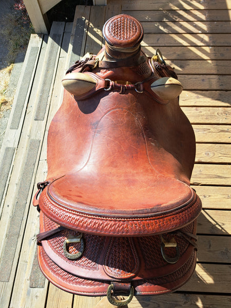 16" Watt Bros Wade Ranch Roper Saddle