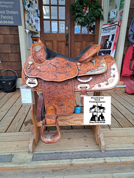 15" Billy Cook Longhorn Western Equitation Show Saddle