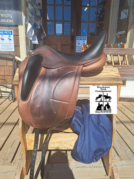 17" Arion 4D Monoflap Dressage Saddle