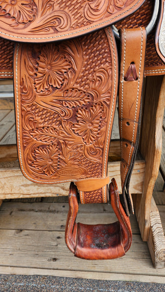 14" Tough 1 Youth Challenger Western Equitation Show Saddle