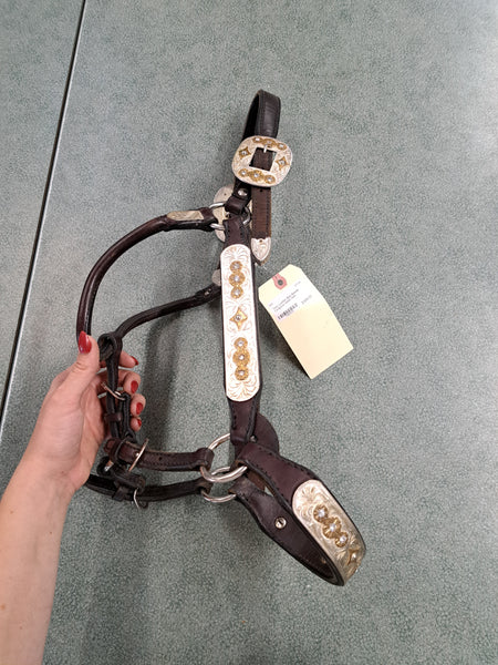 Tory Leather Silver Show Halter