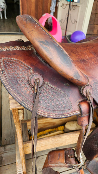 15" John Fallis Forest Service Western Saddle