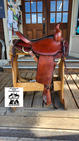 16" Crates Round Skirt Western Trail Saddle
