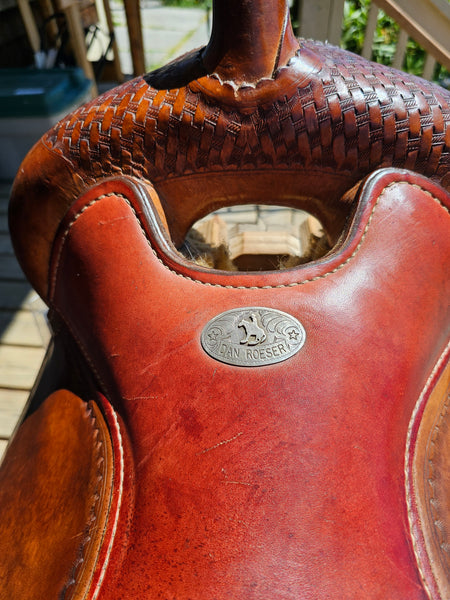 ON TRIAL 16" Crates Dan Roeser Working Cowhorse Saddle