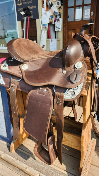 ON TRIAL 15" Synthetic Western Saddle