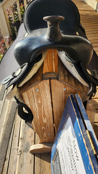17" Abetta Stealth Flex Cordura Western Saddle