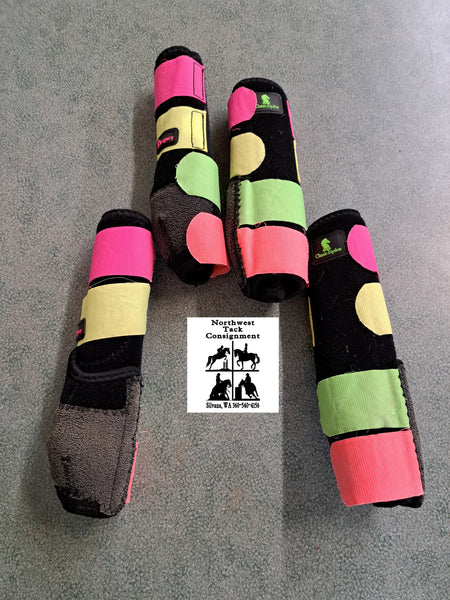 Large Classic Equine Full Set Leg Boots