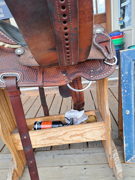 14.5" Teskey's Trophy Barrel Racing Saddle