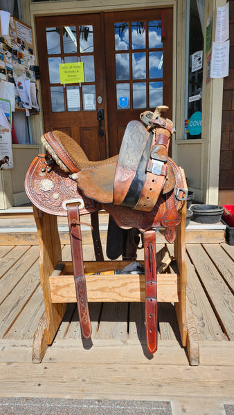 14" Martha Josey Cirlce Y  Barrel saddle