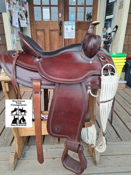 17" Circle Y Draft Horse Western Saddle