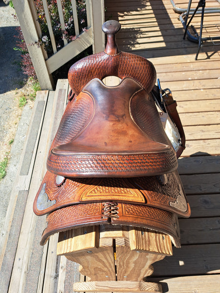 15" Crates Western Equitation Show Saddle