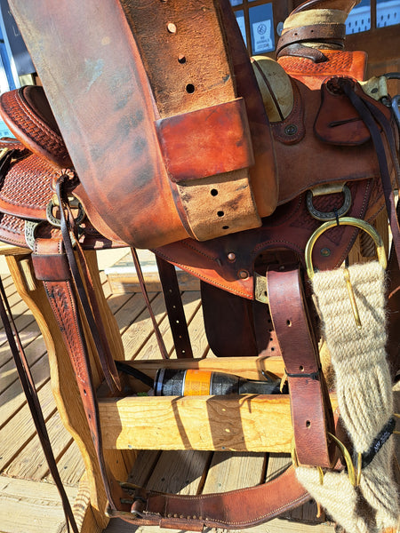 16" Watt Bros Wade Ranch Roper Saddle