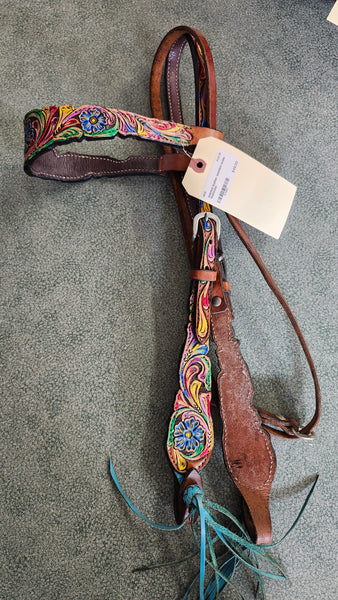 Hand Painted Browband Headstall