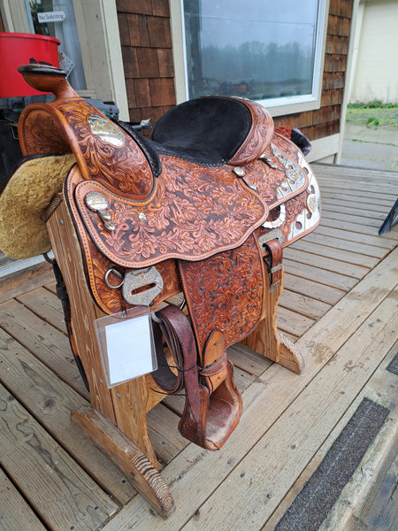 15" Billy Cook Longhorn Western Equitation Show Saddle