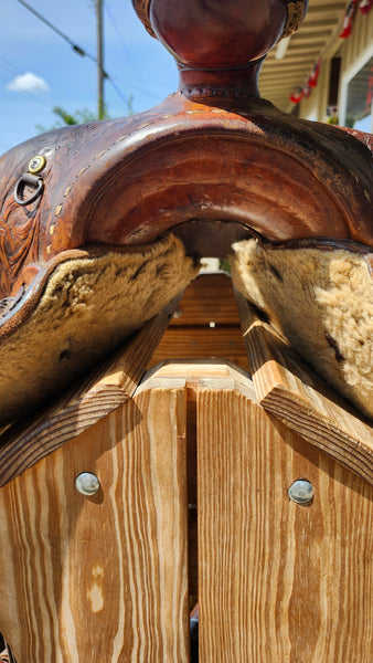 15" Vintage Hereford Western Saddle