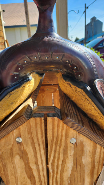 15" Circle Y Topeka Flex2 Western Trail Saddle